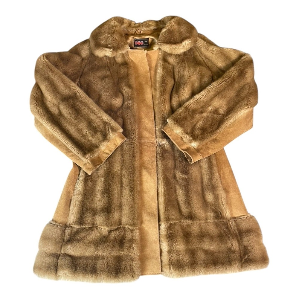 Vintage Adolph Schuman for Lilli Ann Faux Fur Coat